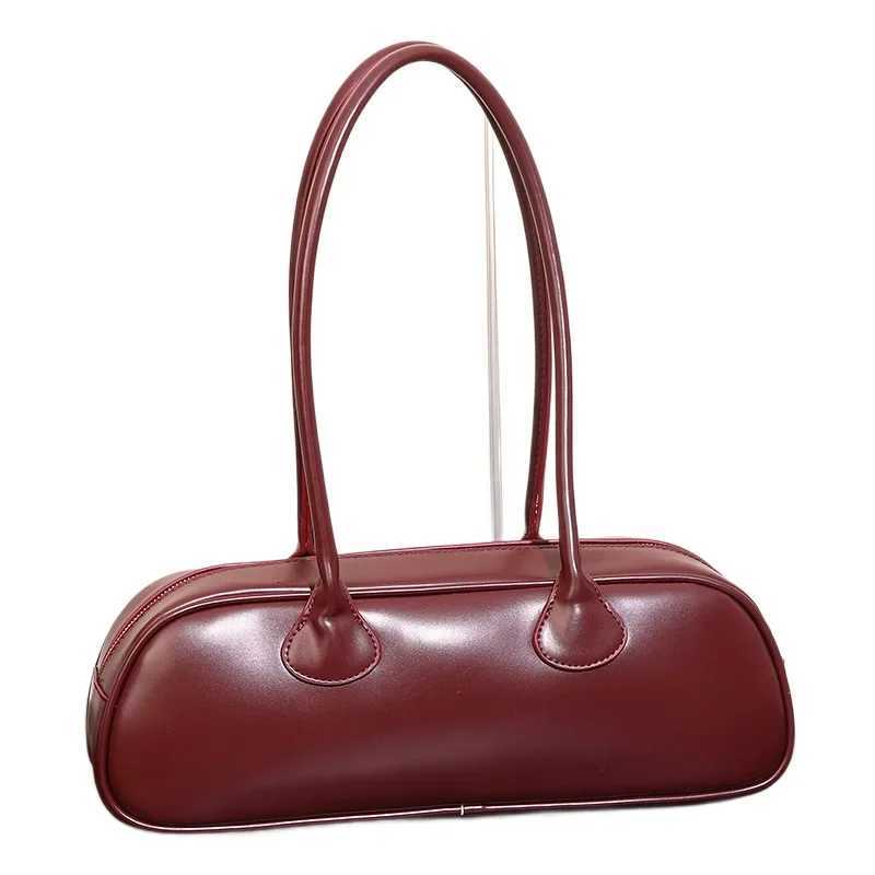 2025 New Retro Fashion Pillow Bag Large Capacity Handheld Underarm Bag Versatile Single Shoulder Bag Simple Design Polyester LinT251122