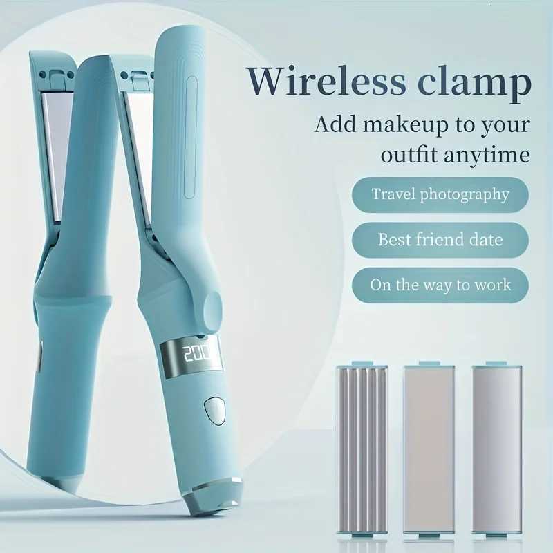 Curler Hair Straightener 3 In 1 Mini Hair Iron Professional USB Negative Ion Essential Oil Hair Care Hairdressing Portable ToolT251122