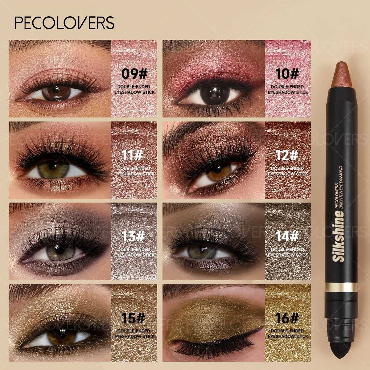 1PC Metal Double Head Eyeshadow Sticks - Soft Waterproof Matte and Glitter Tones The Perfect Christmas Gift for GirlsT251122