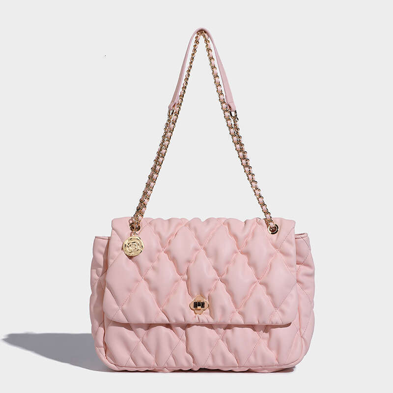 Designer Women's Bags Designer Xiaoxiangfeng Lingge Chain Bag For Women's 2023 New High End Texture, Small Stand One Shoulder Crossbody Bag,