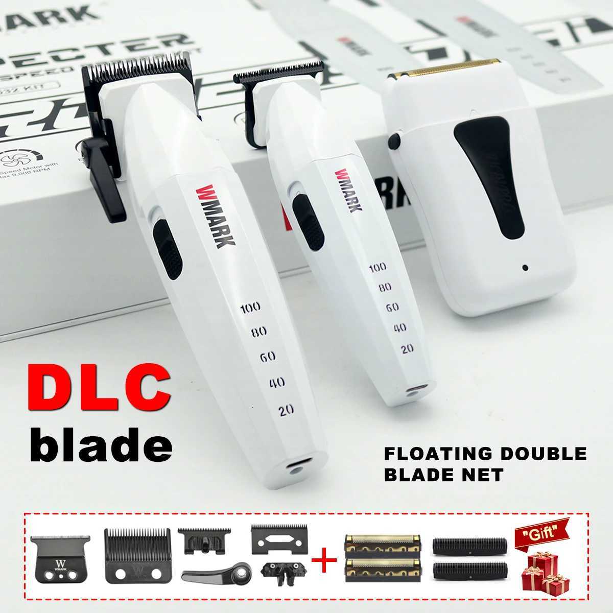 Hair Clippers Professional Kit with DLC Blade 10000RPM Barber Professional Hair Cutting Machine Wmark NG8632KIT JUCAI JC10000 W251122