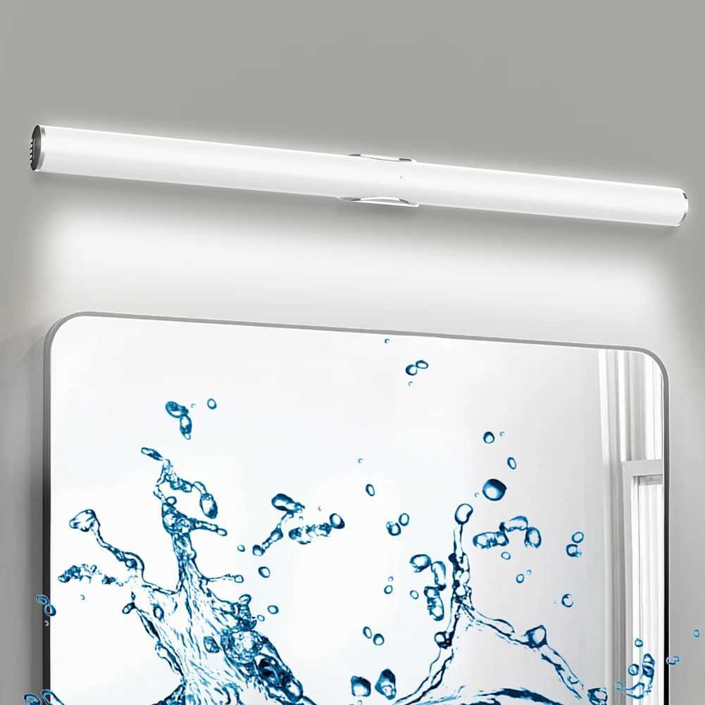 LED Eye Protection Light USB Charging Vanity Light Touch Switch Bedside Lamp Dimmable Cordless IP44 Waterproof for Home Bathroom M251122