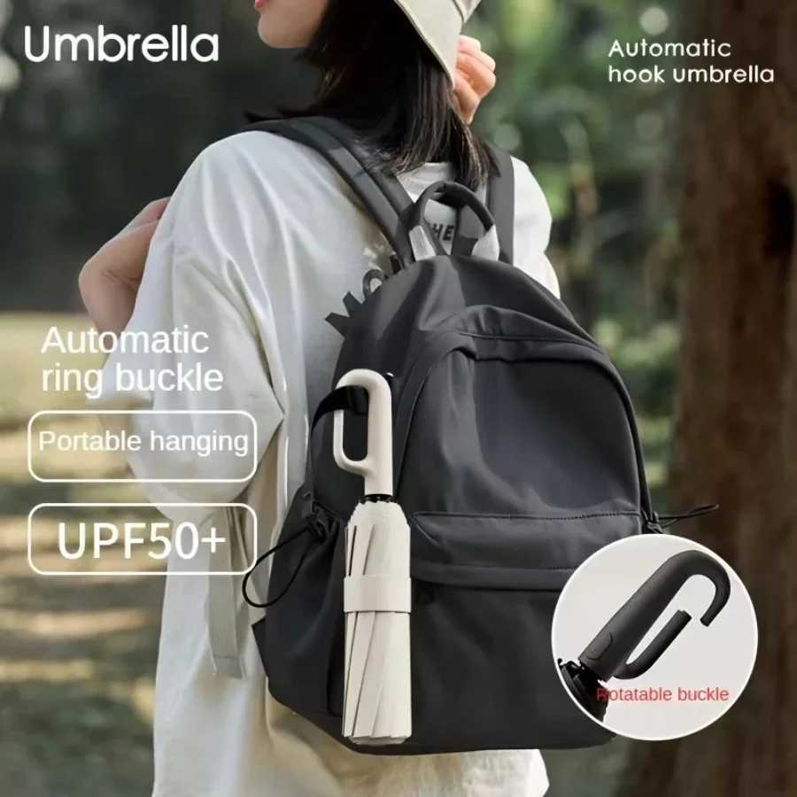 New Style 20 Bones Reverse Automatic Umbrella Ring Buckle Design Reverse Umbrella Automatic Umbrella Sunscreen Umbrella SunshadeM251122