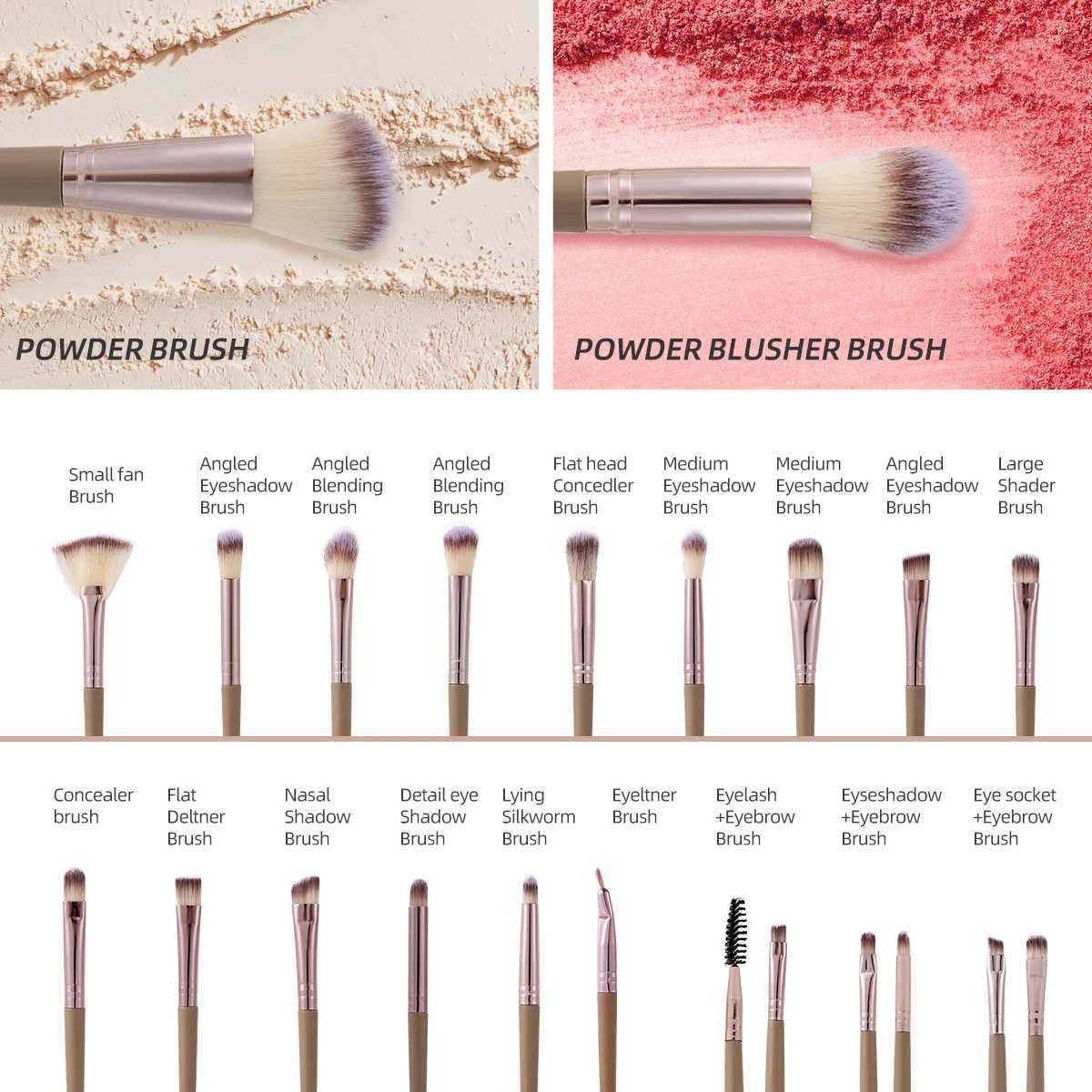 12-40pcs purple makeup kit Makeup Brush Set Makeup Concealer Blush Loose Powder Brush Eye Shadow Foundation Brush Beauty Tools C251122