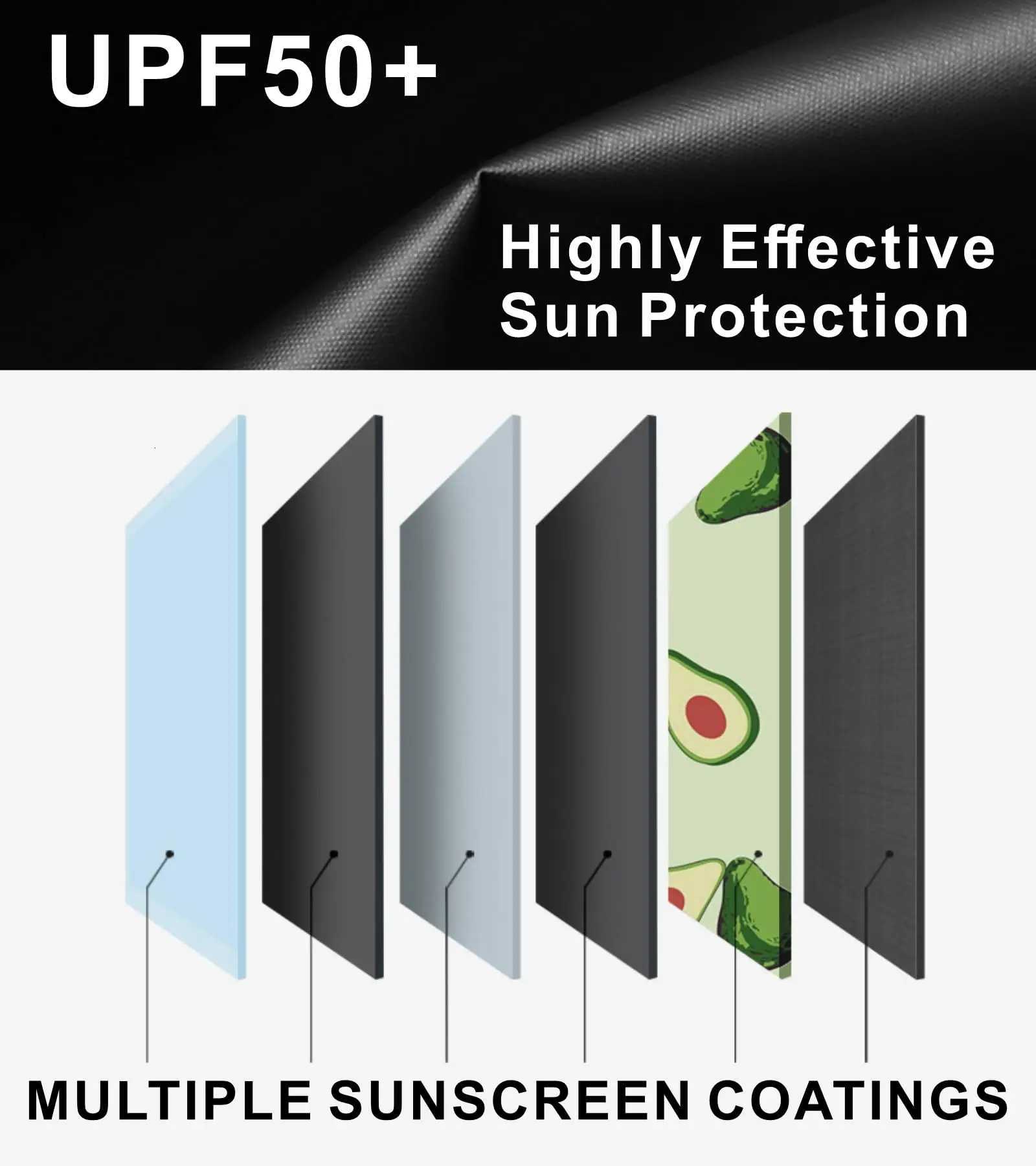 Fruit Pattern Small Lightweight UV Protection Sun Umbrella Portable Foldable Compact Colorful Sports Umbrella for OutdoorM251122