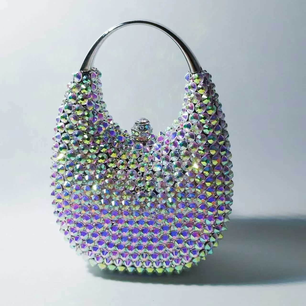 Lady Crystal Clutches Diamonds Chain Evening Bag Wedding Party Rhinestones Clutch Bag Purse Evening Bags Female Bridal Handbags K251121