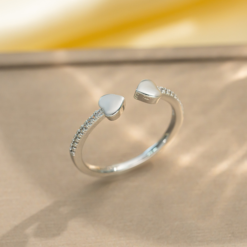 Adjustable opening ring High quality gold designer diamond ring rings designer for women engagement men love ring gold rings New Ladies Ring Luxury La - view 7