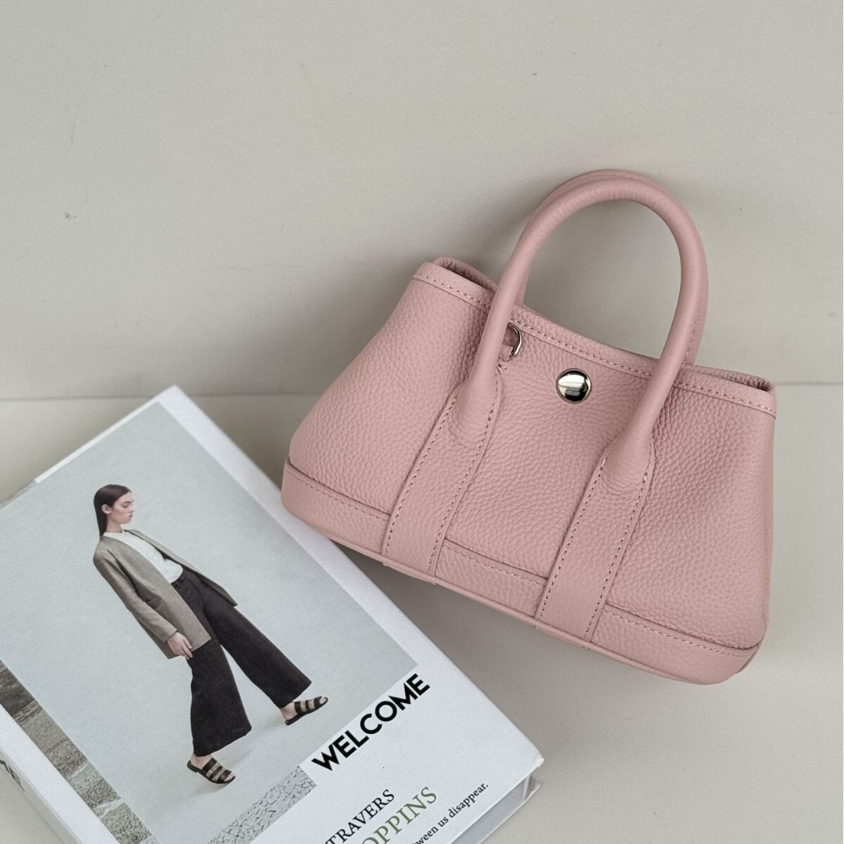 Crossbody Mini Garden Bag 2025 New Fashionable And Versatile Leather Tote Bag For Spring And Summer High End And Niche Leather Shoulder Bag