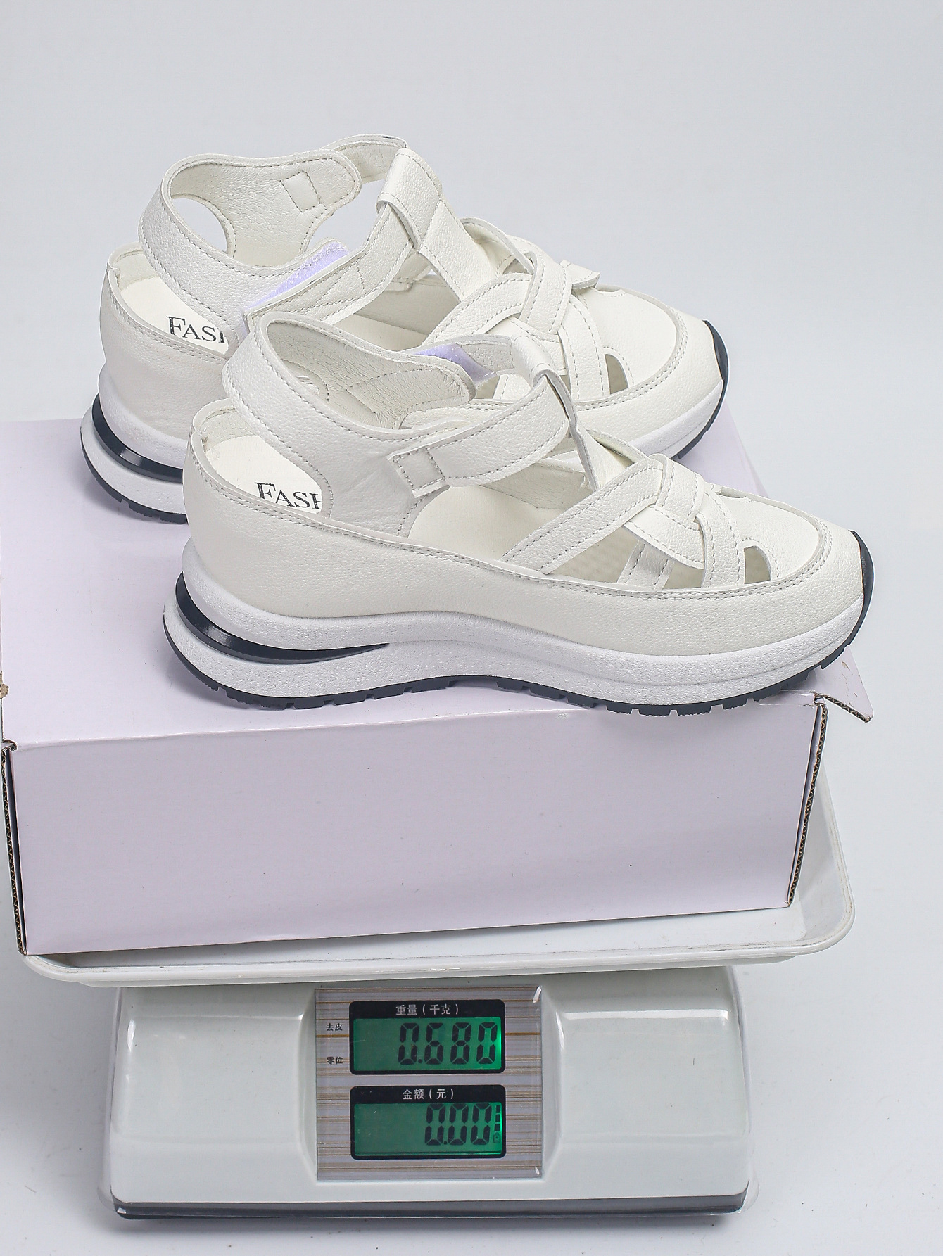 CMM Designer Luxury Plus Size Sandals Women 2025 Spring New Velcro Women's Shoes Fashion Hundred Slippers