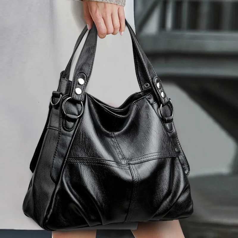 3 Layers Large Capacity Handbag Vintage Women Tote Bag Soft Leather Luxury Handbags Designer Bag for Women 2024 Sac A Main FemmeT251122
