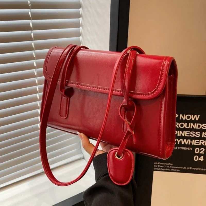 Elegant Classic Leather Shoulder Bag For Women Handbag With Detachable Strap Crossbody Tote Luxury BrandT251122