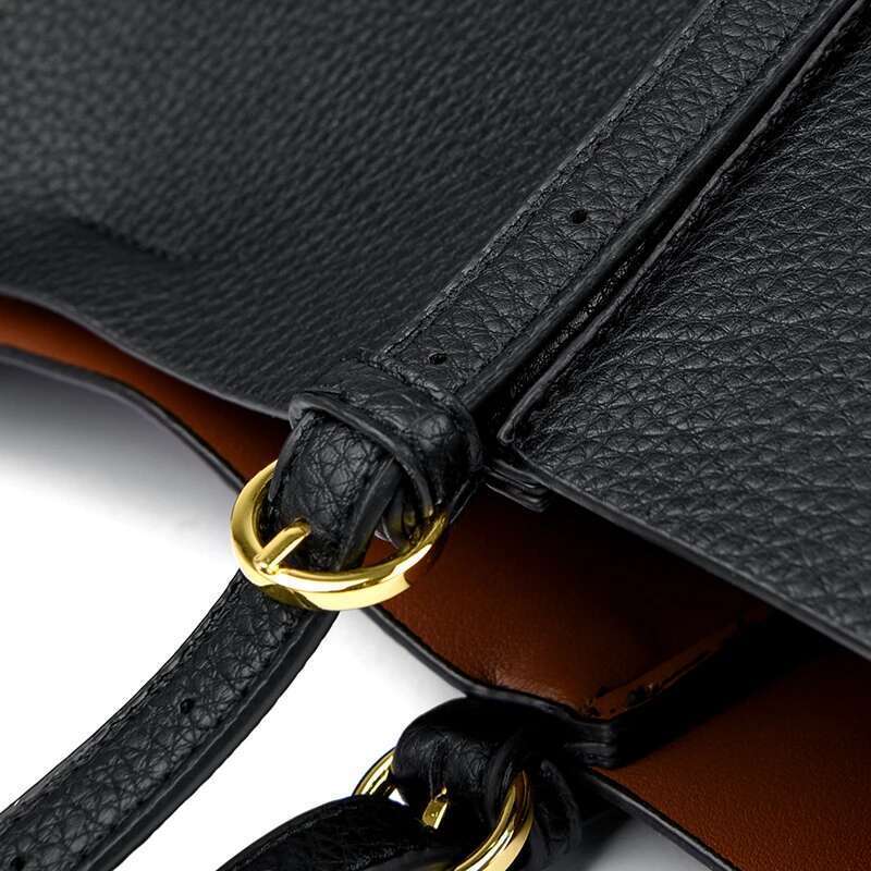 New Style Women Tote Shoulder Bags Geniune Leather Top Sale Daily Soft With Big Pockets Multi Function Leisure Handbags Bag Bag