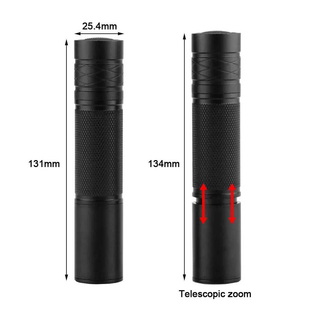 850nm/940nm Infrared Flashlight Adjustable Focus Zoomable IR Hunting Torch Infrared Radiation Weapon Light Night Vision Devices C251122