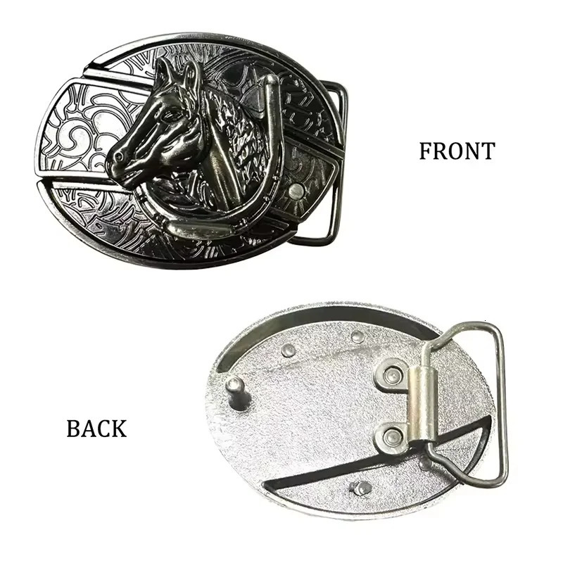 Vintage Belt Adjustable Metal Buckle Fashion Waistband For Men Punk Western Cowboy Waist Strap Stylish Embossed Belt with Buckle 250420