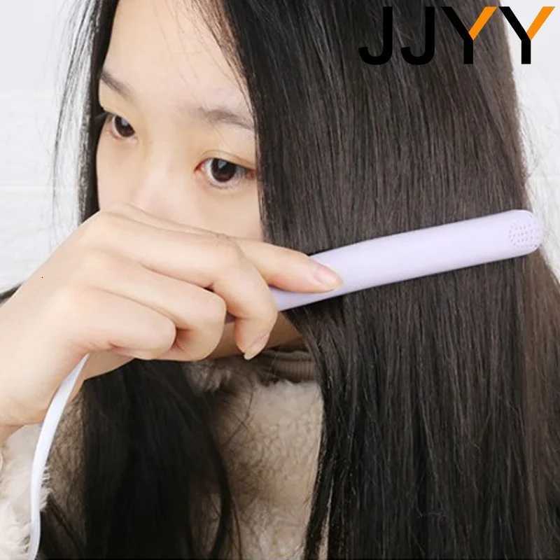 Mini Hair Curling Iron Straightener Small Electric Dual Purpose Bangs Splint for Straight Curly HairT251122