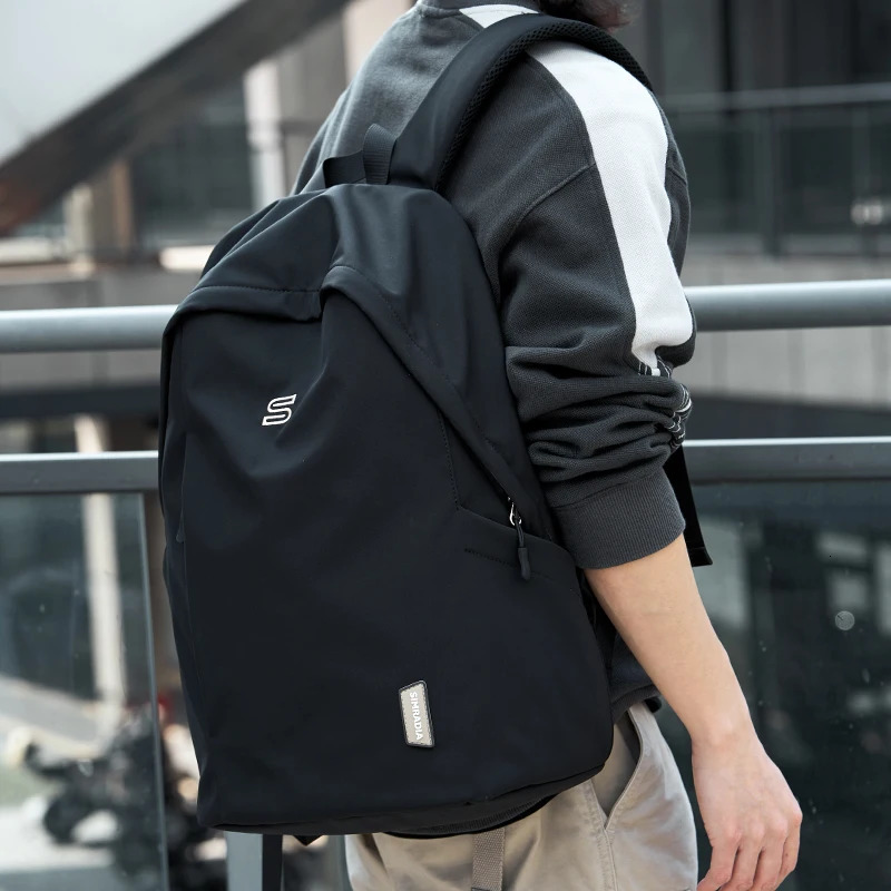 Ultra minimalist Lightweight Laptop Backpack Men Women Casual Waterproof Outdoor Travel Sport Rucksack Youth Teenage School Bag 251111