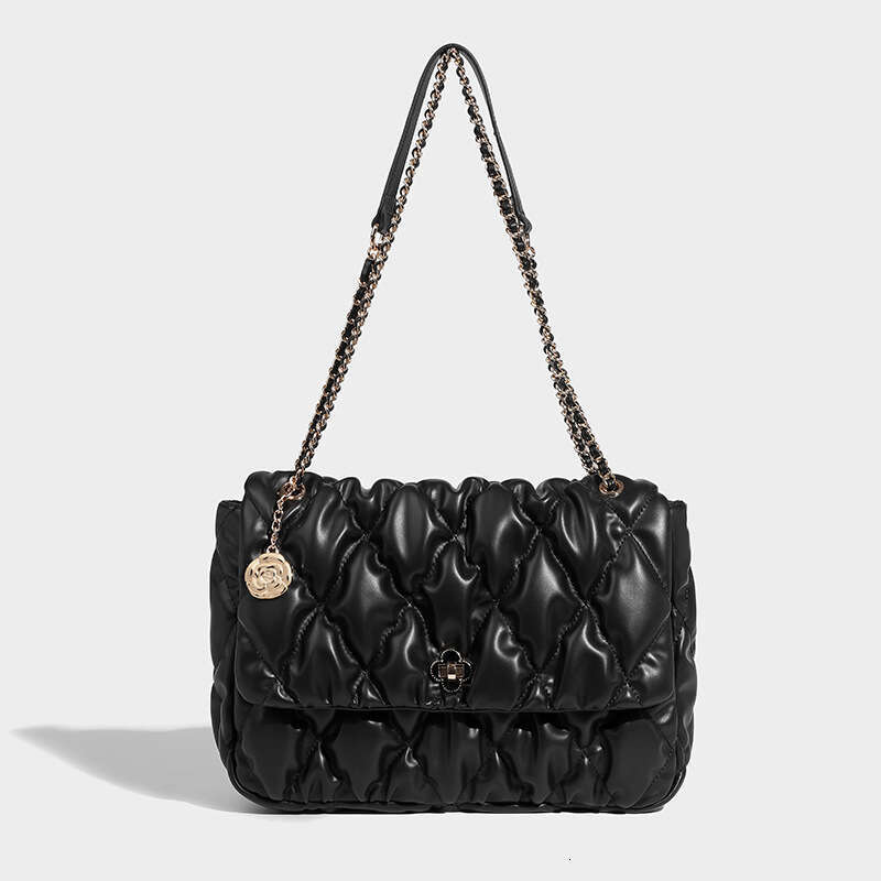Designer Women's Bags Designer Xiaoxiangfeng Lingge Chain Bag For Women's 2023 New High End Texture, Small Stand One Shoulder Crossbody Bag,