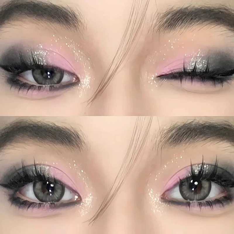 Punk Smoky Eye Shadow Black Pink Palette Pearlescent Matte Eyeshadow Palette Long Lasting Eyes Base Shade Powder CosmeticsT251122