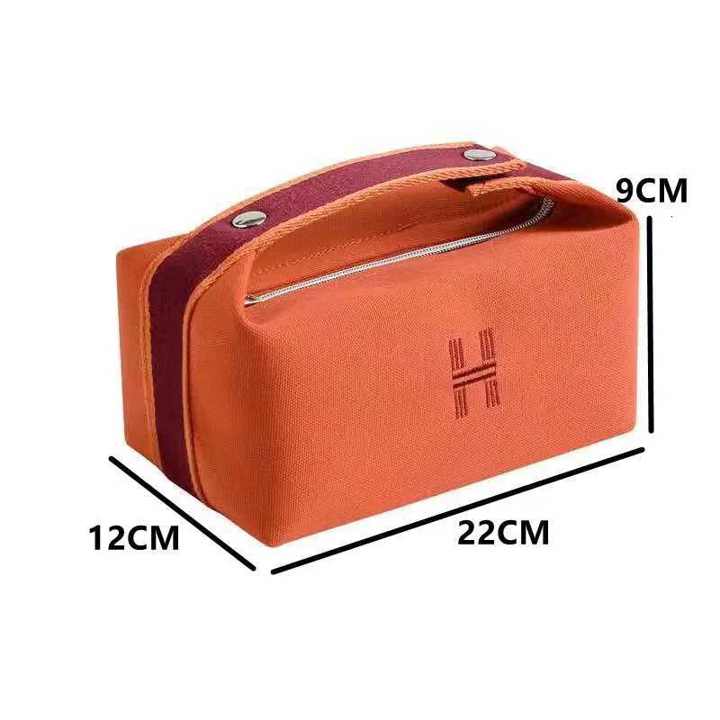 Designer Fashion Makeup Bag for Women Waterproof Canvas Cosmetic Bag Travel Makeup Bag Latter H Make Up Organizer Case Toiletry Bag Y251122