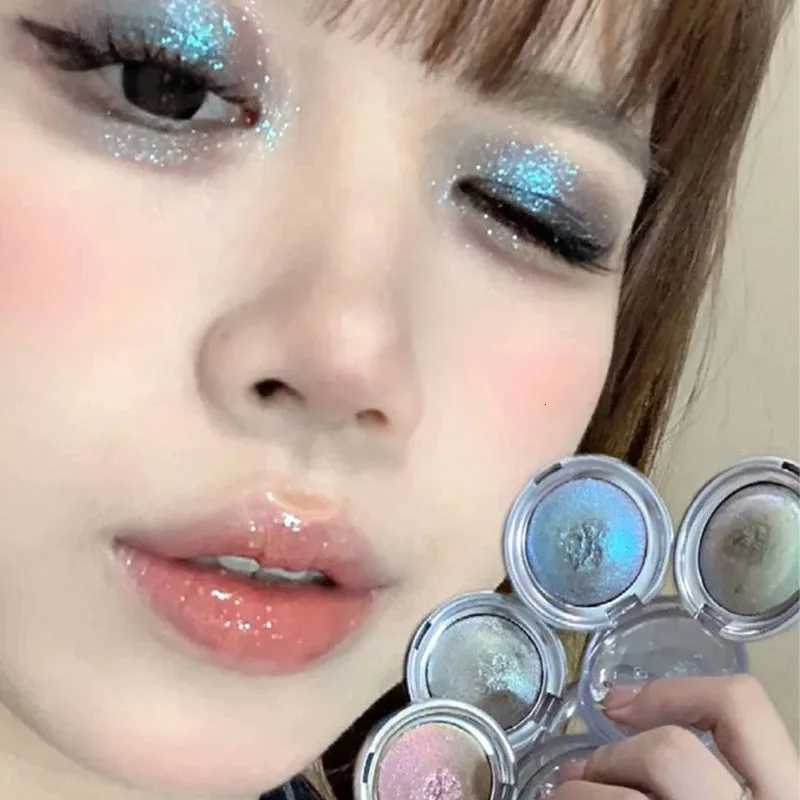 5 Color iamond Dust Highlighter Light Eye Shadow Mashed Potato High Gloss Paste Pearlescent Fine Flash Brightening Beauty MakeupT251122