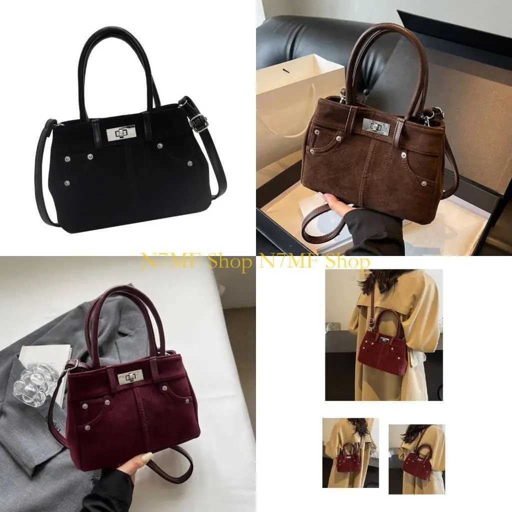 N7MF Practical PU Crossbody Bag Spacious Shoulder Bags Handbag For Everyday UseT251122