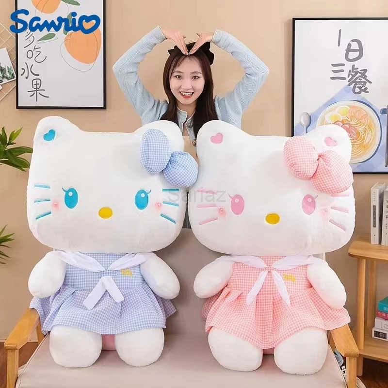 Sanrio 35/45/55CM Big Size Hello Kitty Plushies Cartoon Character Stuffed Bolster Comfortable Soft Doll Cushion Children Gift H251122 - view 5