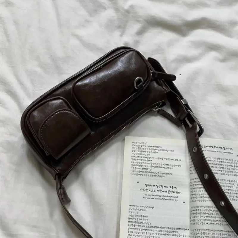 JIAERDI Retro Coffee Shoulder Bags Wallet Women Vintage Leather Pocket Chic Casual Handbag Female High Street Crossbody Bags NewT251122