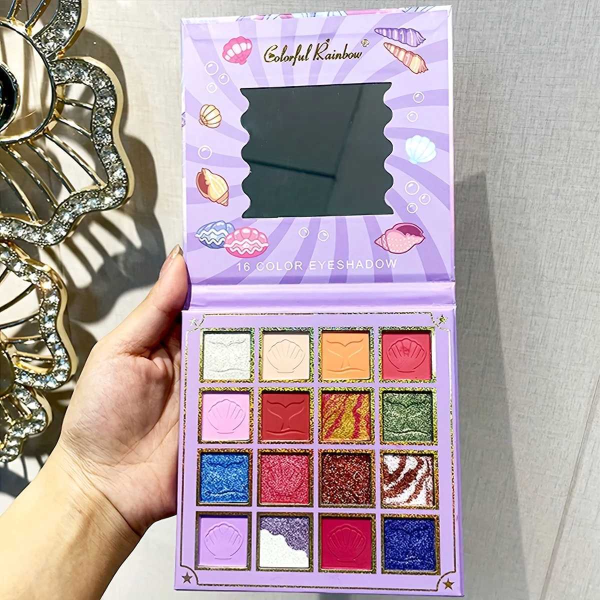 16 Shades Eyeshadow Makeup Palette Shimmer Matte Metallic High Pigmented Neutral Bold Waterproof Eyes Shadow Make Up SetT251122