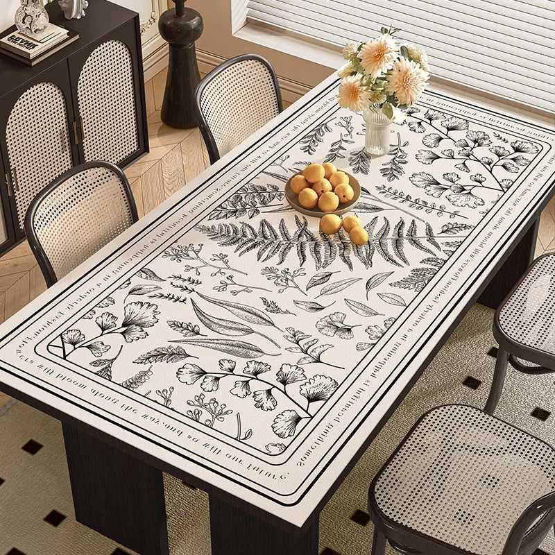 Modern Concise Style PVC Table Mat Waterproof Oil Proof Anti Scalding Fashion Table Decoration And Accessories Customization C251122