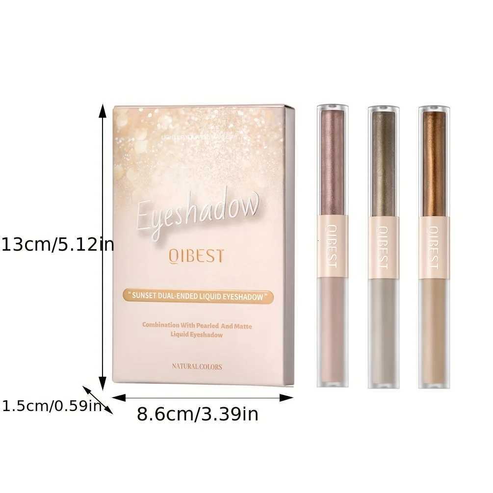6pcs Liquid Eyeshadow SetPearly Glitter Matte Double Ended EyeshadowPearly And Matte FinishSmooth Delicate Texture EyeshadowT251122