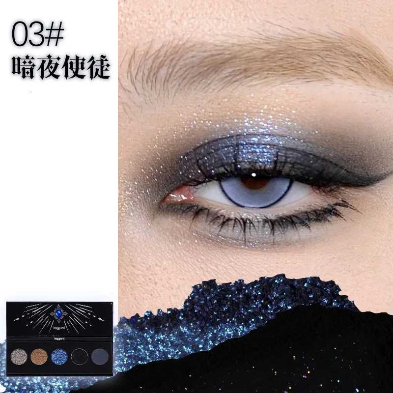 Smoky Eyeshadow Palette 5 Color Chameleon Eye Shadow Contour Palette Long-Lasting Pigmented Professional Makeup Pressed GlitterT251122