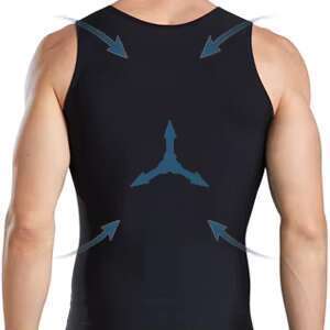DHessentials Quality New Design Tight Clothes Men's Compression Tank Top Slimming Sweatshirt Shaper