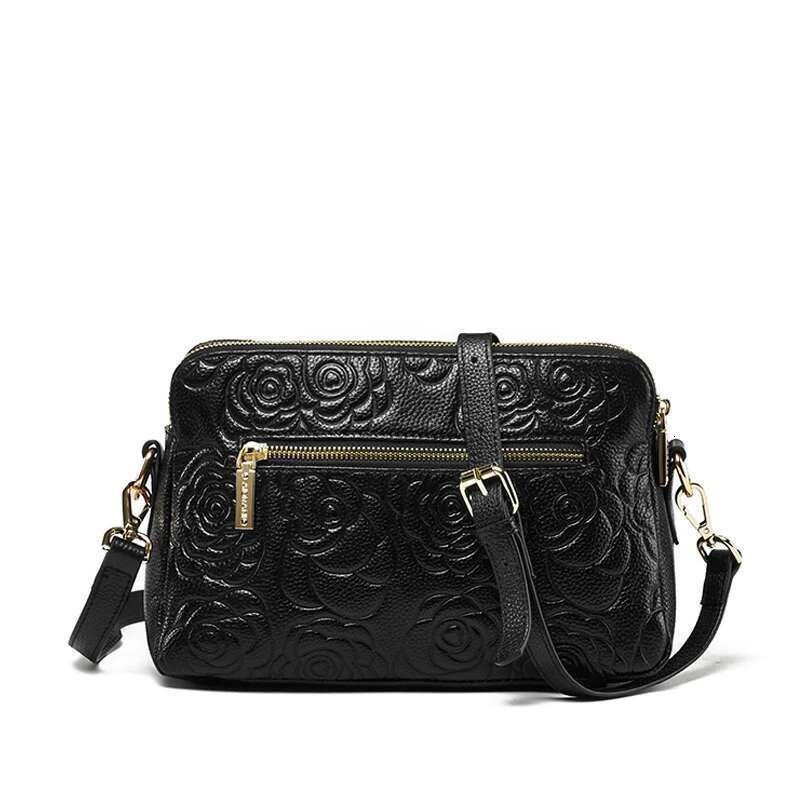 Aidrani Fashionable Single Shoulder Crossbody Women S Bag Made Of Cowhide Material With Floral Patterns Printed On It Bag