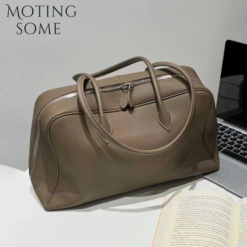 Motingsome First Layer Handbag for Women Togo Cowhide Niche Design Pillow Bag Shoulder Bowling Bag Gunderarm Armpit Bags BostonT251122