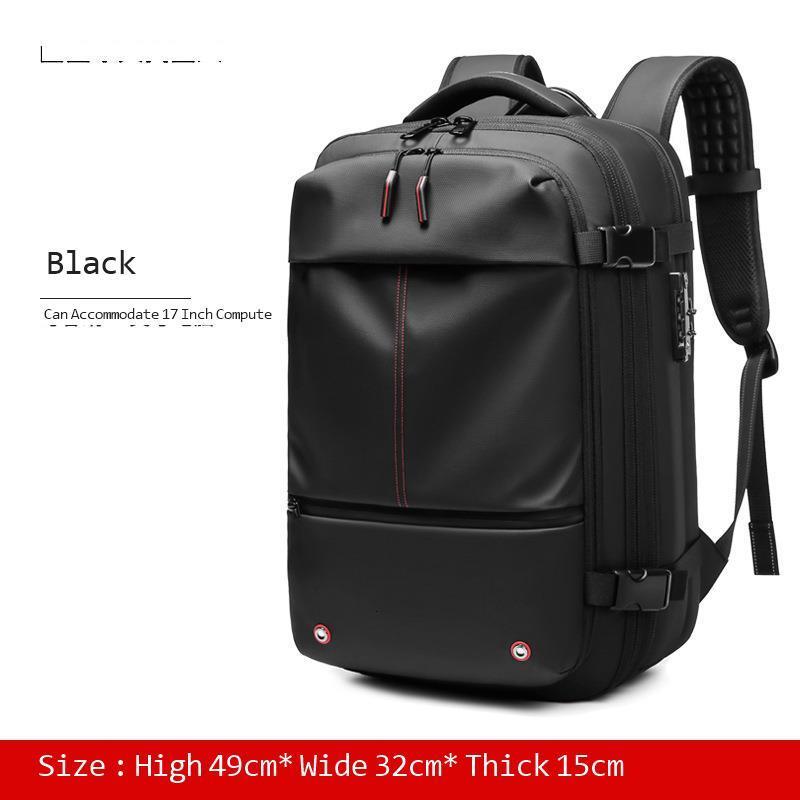 Travel Mens Business Multifunctional Computer Vacuum Compression Bag Large Capacity Backpack TPU 250422