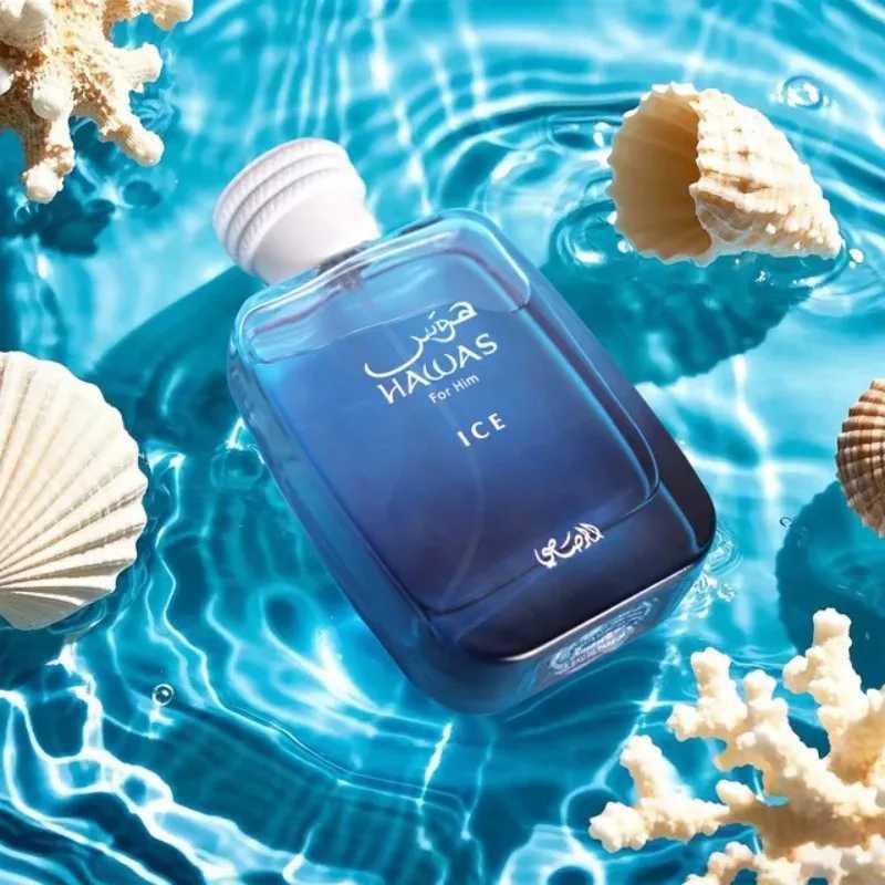 100ml Arab Perfumes RASASI Hawas Ice Eau de Parfum Spray High Quality Lasting Aromatic Perfume Cologne Makeup Present J251122