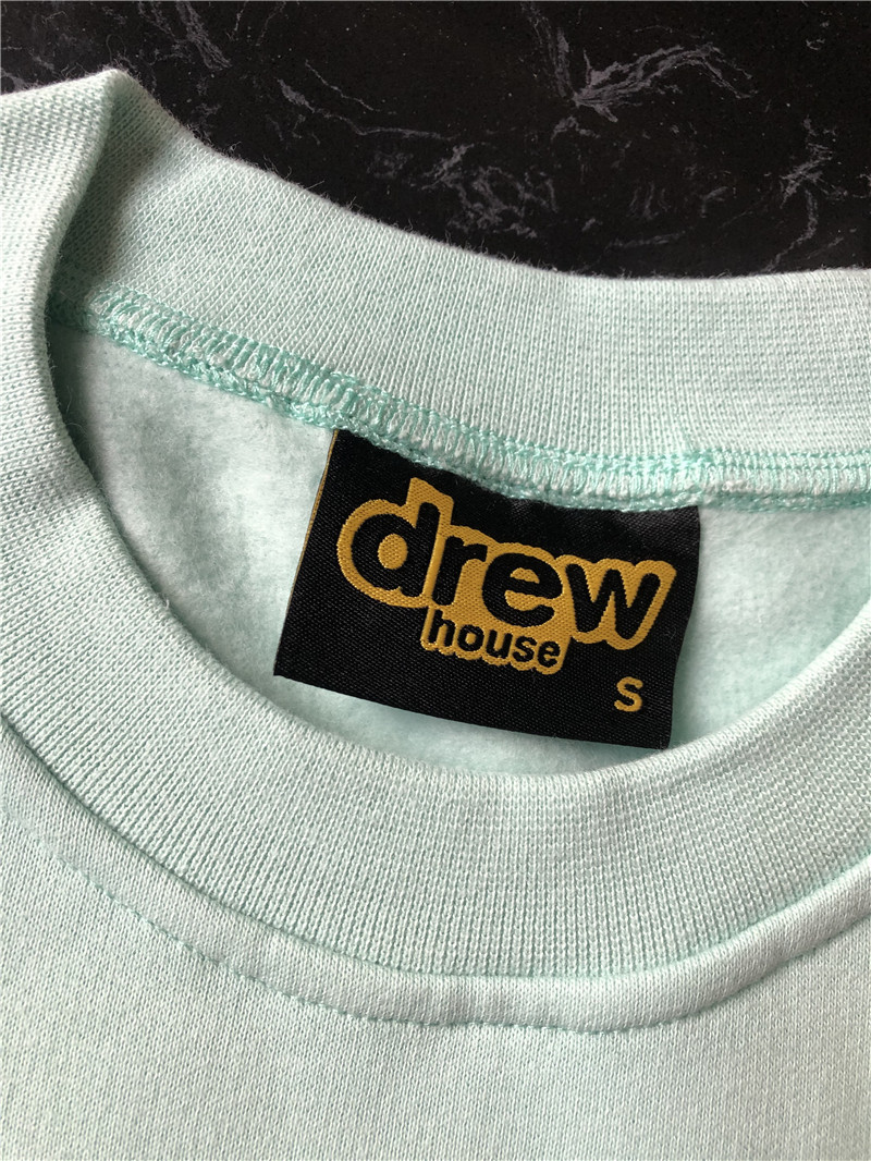 Drew House DREW Smiling Dinosaur Internet Celebrity Men's and Women's Couple High Street Round Neck Pullover Long Sleeve Hoodie Trend