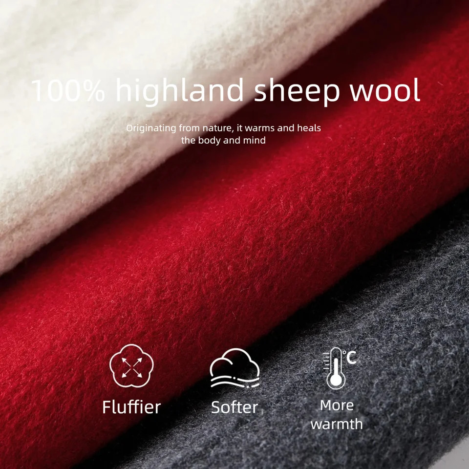 SENTUBILA Womens Wool Coats Solid Notched Longsleeve Loosefit 2025 Winter DoubleFaced Short Coat W54OA8777 251112