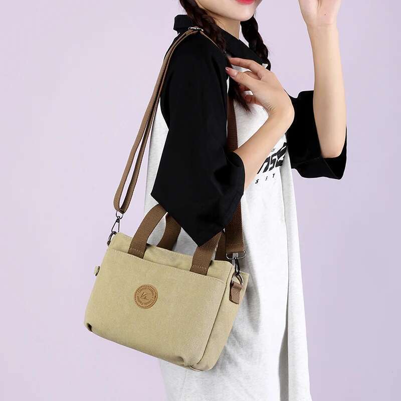 Women Canvas Shoulder Casual High Quality Cross Body Bag Fashion Female Shopper Bags Brand Top Handle Bag