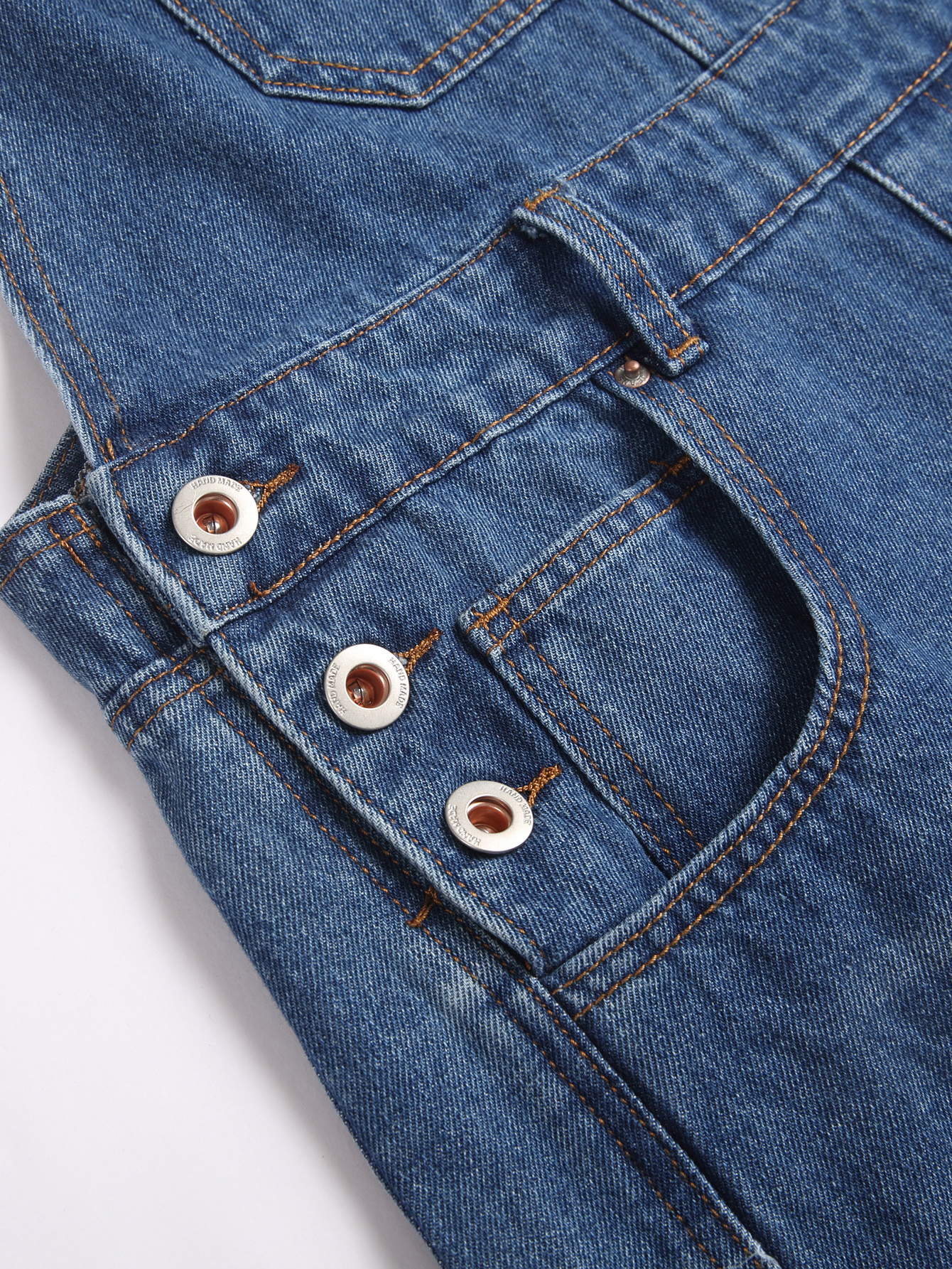 2025 New style non-elastic multi-pocket washable retro wide-leg overalls---tg0024