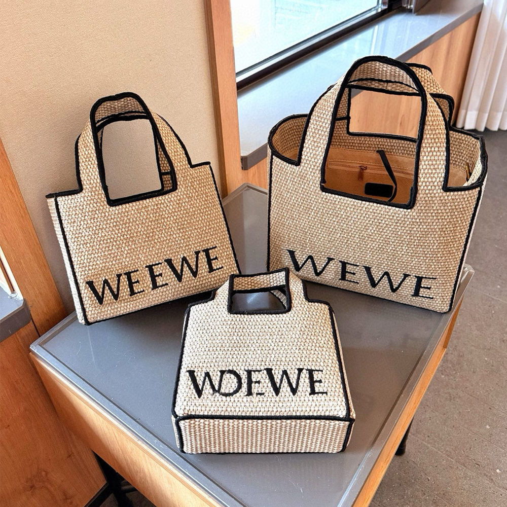 Designer ibiza paulas Womens Woven Basket Bag Summer Bucket Bags High Quality Totes Handbags Travel Fashion Classic Hand Ladies Handmade Shoulder Cross Body GB5769