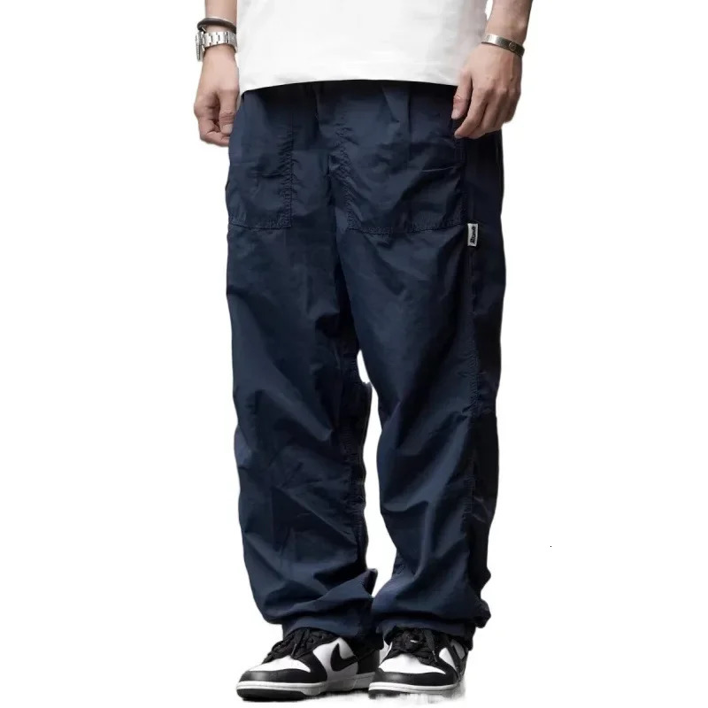 Japanese style casual Trouser fashion umbrella soldier pants loose fit suitable for summer American casual Trouser 250418