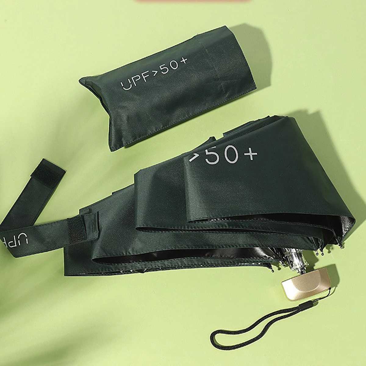 Dual purpose fully automatic windproof umbrella foldable 72 rib umbrella UV protection sunshade umbrella sun umbrellaM251122