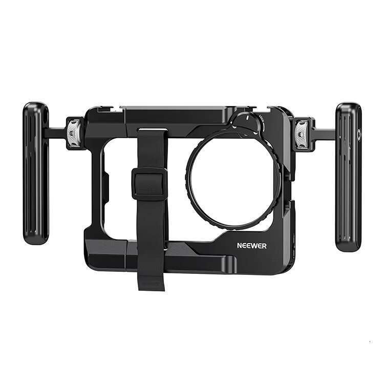 NEEWER Universal Smartphone Rig With Handles Cage Stabilizer Video Recording for Phone
