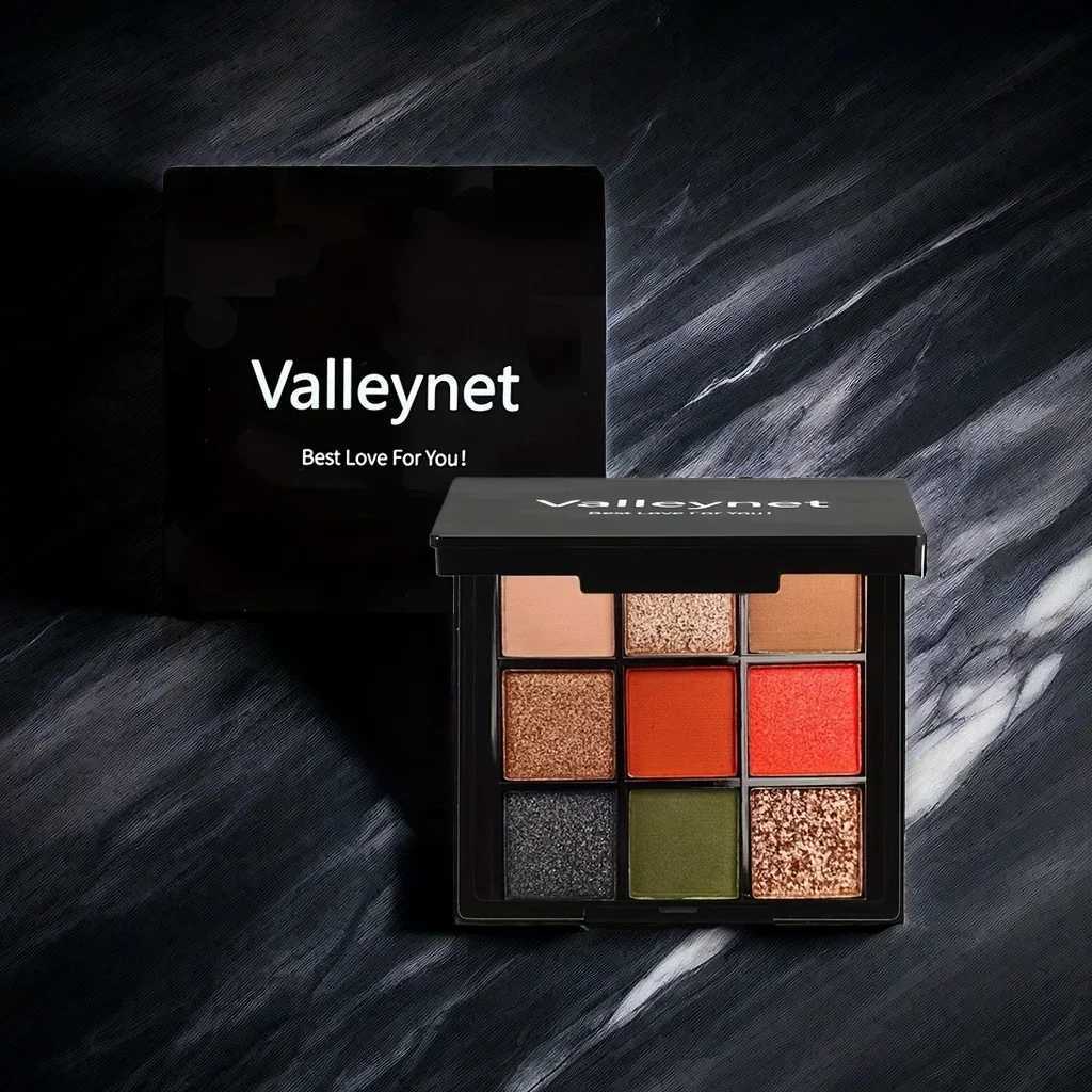 Slightly Drunk Red Wine 9-Color Eye Shadow Palette Pearlescent Matte Metal Texture Long-Lasting Waterproof Sweat ProofT251122