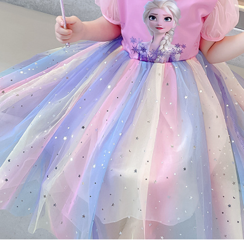 DISNEY Frozen Elsa Princess Baby clothes kids designer clothes baby girls spring and summer children's clothes children's vest dresses baby 