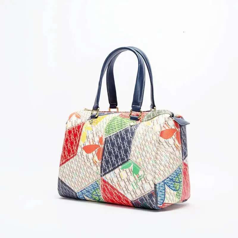 CH Bucket Bag Brand Designer New Ladies Large Capacity Exquisite Floral Pattern Travel Banquet High Grade Handbag