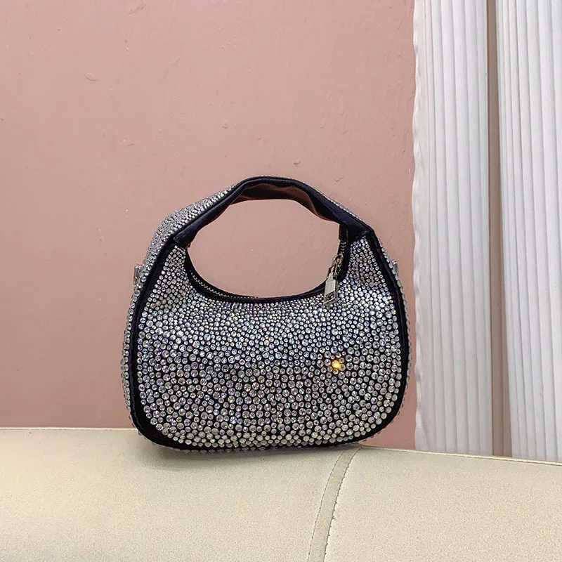 Womens Handbag Glitter Shiny Diamonds Hobo Bag Luxury Fashion Evening Bag Wedding Party Clutch Purse Shoulder Messenger Bag K251121
