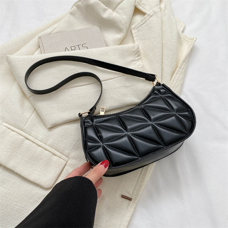 Luxury Designer 2025 New Casual Handheld Fashion Trendy Women's Underarm Bag