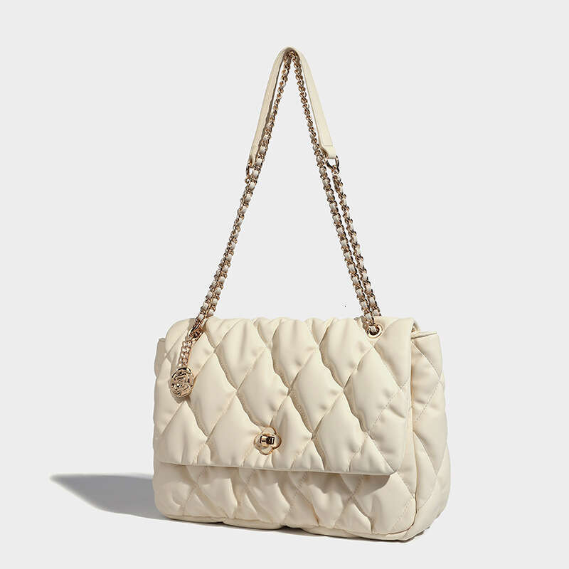 Designer Women's Bags Designer Xiaoxiangfeng Lingge Chain Bag For Women's 2023 New High End Texture, Small Stand One Shoulder Crossbody Bag,